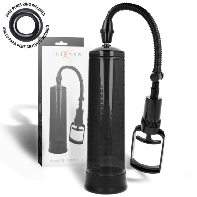 Intense Pump Black Penis Pump 01 with Free Ring Intense Pump Black Penis Pump 01 with Free Ring
