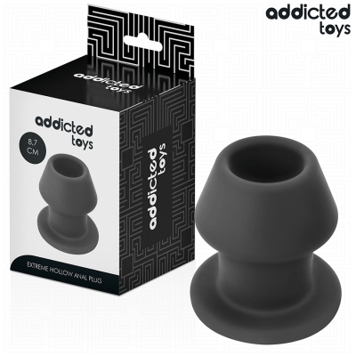 Addicted Toys Extreme Hollow Anal Plug M 8.7CM - image 1