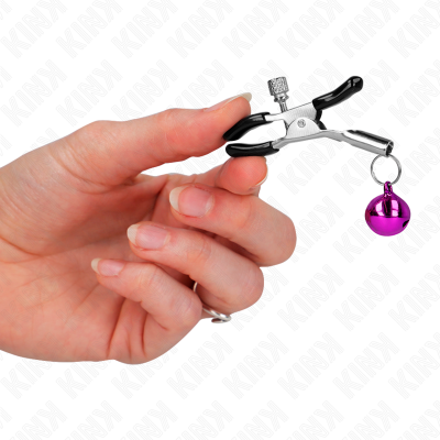 Kink - Purple Single Bell Nipple Clamp 6 CM - image 4