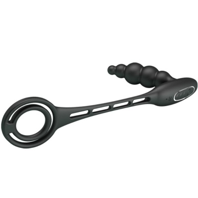 Pretty Love Penis Ring with Vibrator Plug - image 6