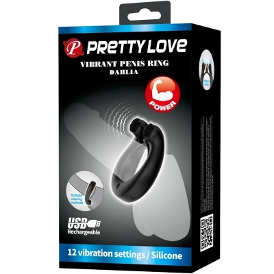 Pretty Love Dahlia Vibrating Ring w/ Clitoral Stimulator - image 9