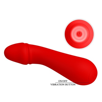 Pretty Love Cetus Rechargeable Vibrator Red - image 7