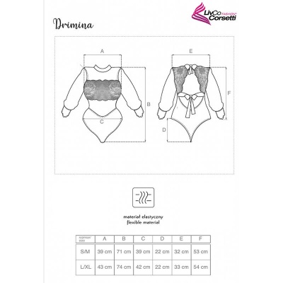 Livco Corsetti Drimina Bodysuit Navy Blue L/XL - image 4