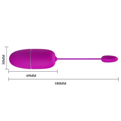 Pretty Love Nymph Purple Vibrating Egg App Controlled - image 6