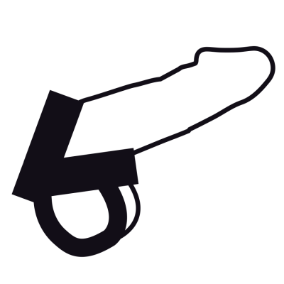 Darkness Leather Penis and Testicle Ring - image 4
