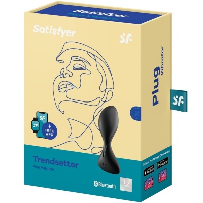 Satisfyer - Trendsetter Vibrating Plug App Black - image 4