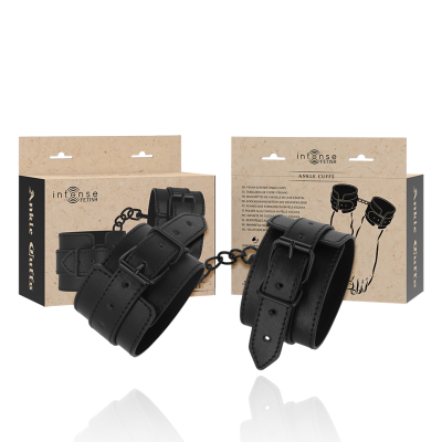 Intense Fetish Vegan Leather Ankle Cuffs - image 1