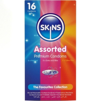 Skins Assorted Premium Condoms 16 Units - image 1