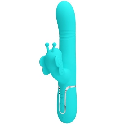 Pretty Love Multifunction Rabbit 4-in-1 Aqua