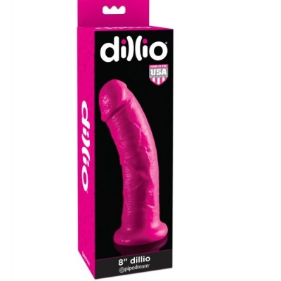 Dillio Dildo 20.32 CM Pink - image 2