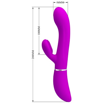 Pretty Love Clitoris Stimulator Vibrator Purple - image 4