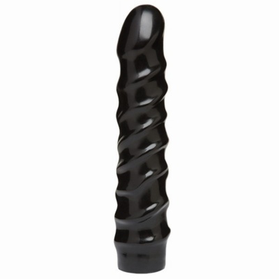 Foto van Doc Johnson - VacULock CodeBlack Raging HardOns Dildo 20,3 cm - Zwart