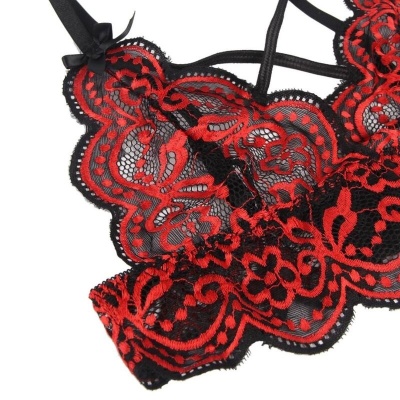 Subblime Two-Piece Lace Top & Thong S/M - image 4