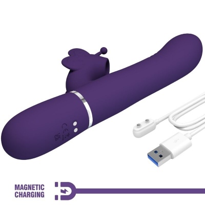 Pretty Love Multifunction Rabbit 4-in-1 Purple - image 9