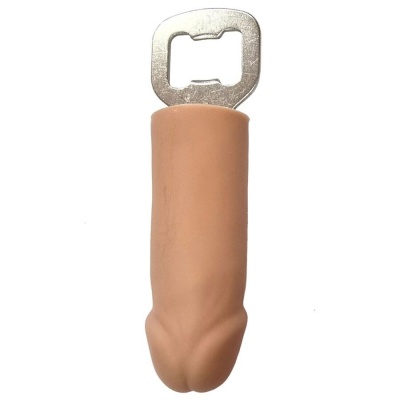 Diablo Picante Rubber Penis Bottle Opener
