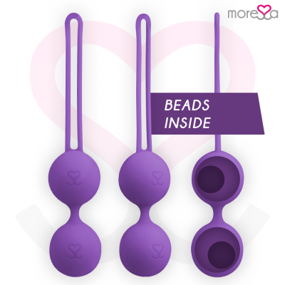 Moressa Osian Three Lilac Kegel Balls