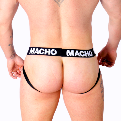 Macho MX25NC Jockstrap Black Leather S - image 4