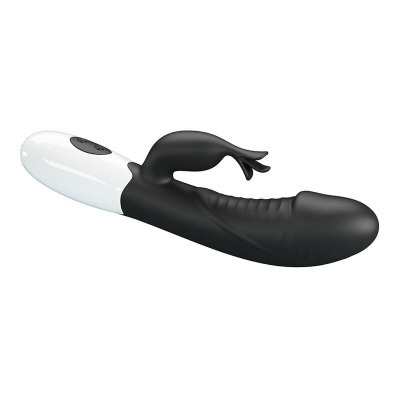 Pretty Love Rasmussen Rabbit Vibrator - Black - image 5