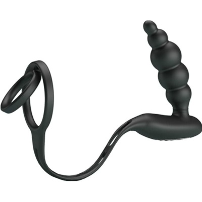 Pretty Love Penis Ring with Vibrator Plug - image 5