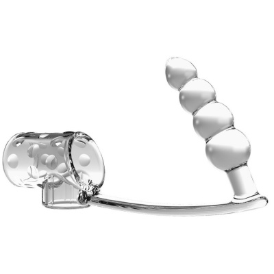 Pretty Love Penis Sleeve with Anal Plug Transparent - image 2