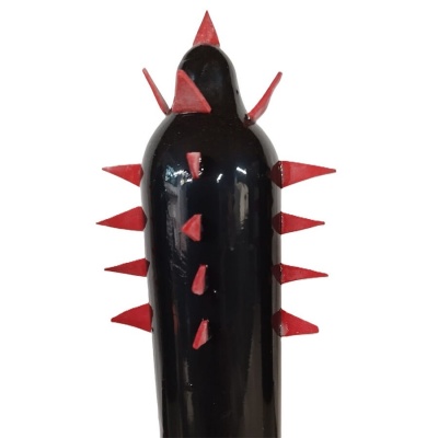 Condomerie Handpainted Novelty Black Cactus XL Condomerie Handpainted Novelty Black Cactus XL