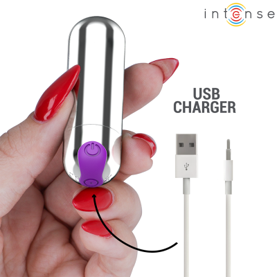 Intense Karen Mini Rechargeable Bullet Silver - image 5