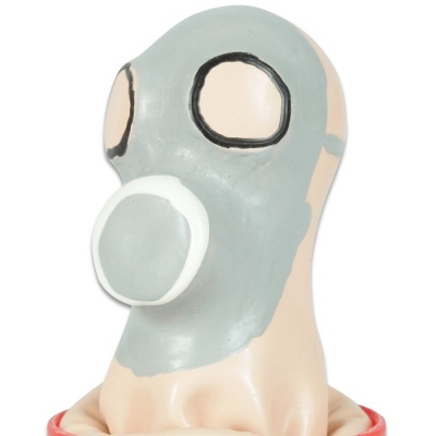 Condomerie Hand-Painted Novelty Condoms Gas Mask - image 3