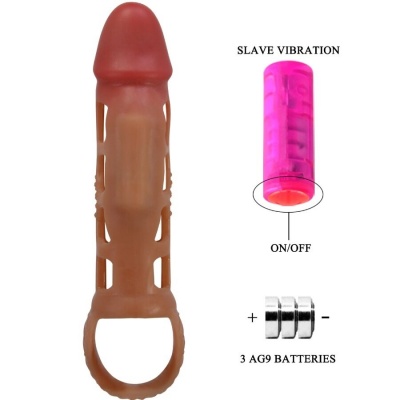 Pretty Love Preston Vibrating Penis Sleeve 18cm - image 8