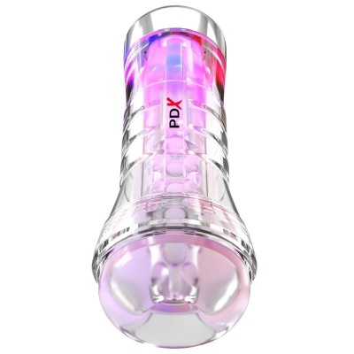 PDX ELITE - Viewtube Xxl Led Transparent Stroker 27.3 Cm - image 1