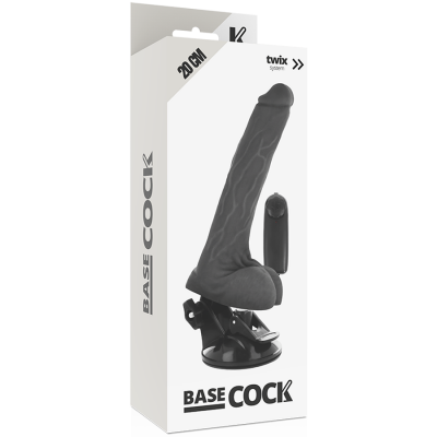 Basecock Realistic Vibrator Black 20 cm - image 4