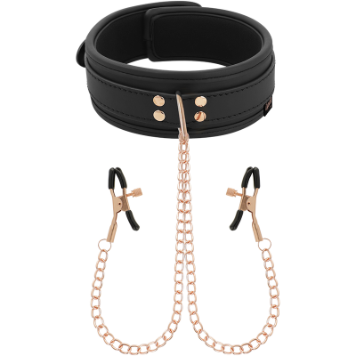 Coquette Chic Desire - Fantasy Nipple Clamp Necklace With Neoprene Lin - image 4