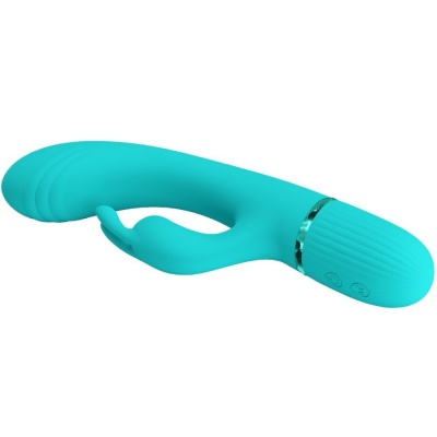 Pretty Love Scocco Rabbit Vibrator Turquoise - image 5