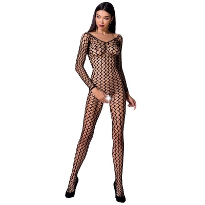 Passion BS068 Black Fishnet Bodystocking One Size - image 1