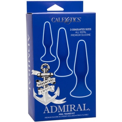CalExotics Admiral Kit 3 Anal Plug Blue - image 4