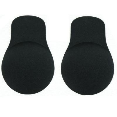 Bye Bra Chest Elevator Push-Up Fabric Black XL - image 2