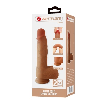Pretty Love Duvall Realistic Silicone Dildo 19.3cm - image 7