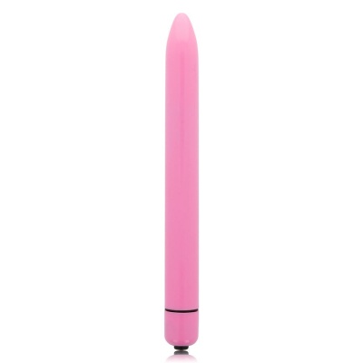 Glossy Slim Vibrator Deep Rose - image 2