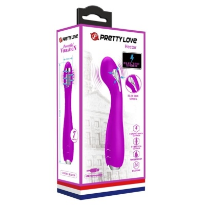 Pretty Love Hector Rechargeable Electroshock Vibrator Waterproof Purpl - image 8