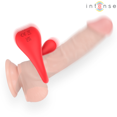 Russell Vibrating Penis Ring With Clitoris Stimulation Red - image 3