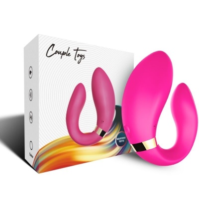 Armony Crescent Vibrator For Couples Remote Control Fuchsia - image 4