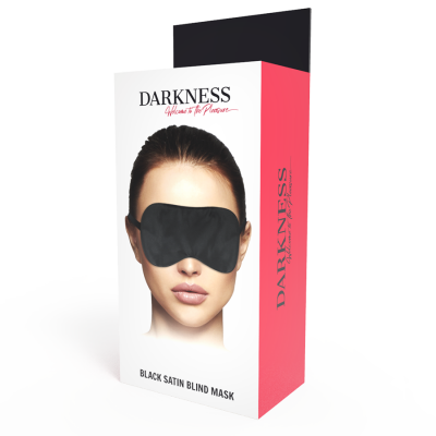 DARKNESS Satin Eye Mask Black - image 4
