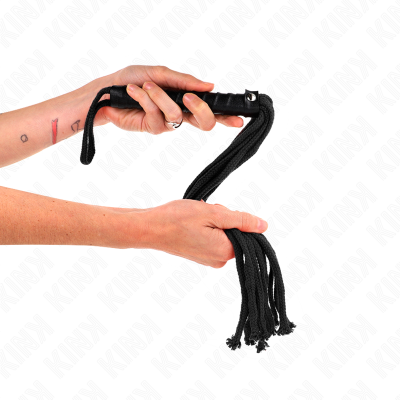 Kink Black Rope Whip 56 Cm - image 4
