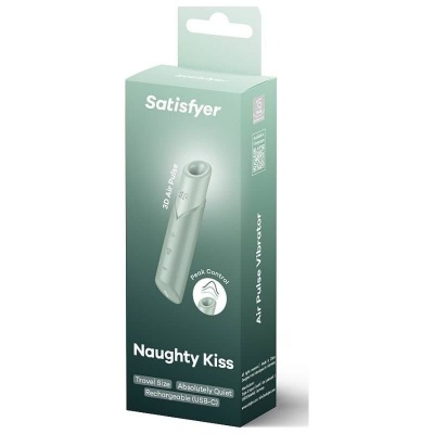 Satisfyer Naughty Kiss Wave Clitoris Stimulator Aquamarine - image 2