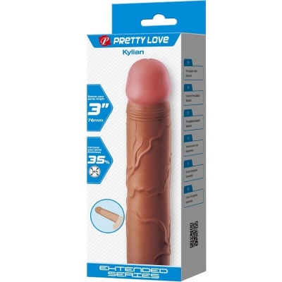 Pretty Love Kylian Penis Sleeve, 7.6 cm Extension - image 7