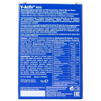 HOT V-Activ Caps Man 20 Units - image 4