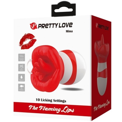 Pretty Love Mina Tongue Stimulator Light Red - image 8