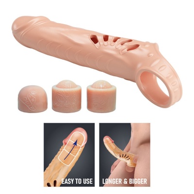 Penis Sleeve With Extenders - image 7