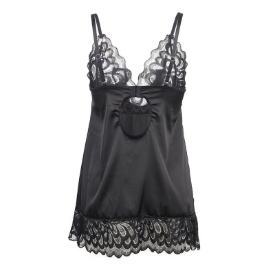 Subblime Babydoll Floral Print Chest Black S/M - image 6