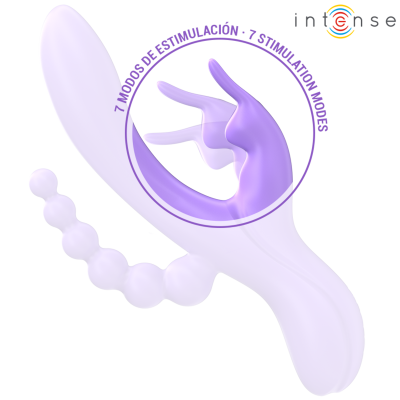 Intense Miko Triple Vibrator Rabbit Purple - image 6