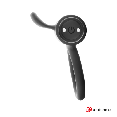 Black & Silver Cameron Vibrating Cock Ring - image 5